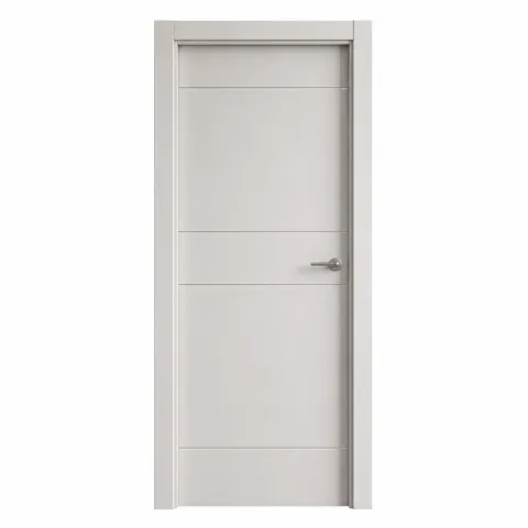 Puerta interior lacada blanca modelo L4HE