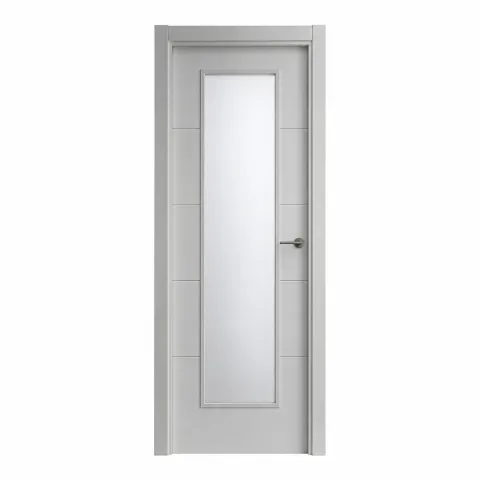 Puerta interior lacada blanca modelo 85007 1V