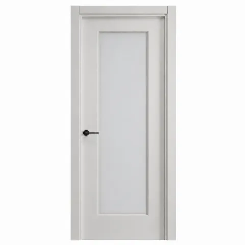 Puerta interior lacada blanca modelo lisa 1VC