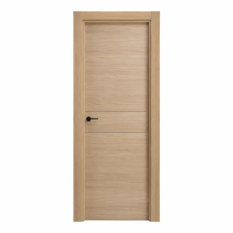 Puerta Laminada Lisa 2 lineas Modelo Natural 8630
