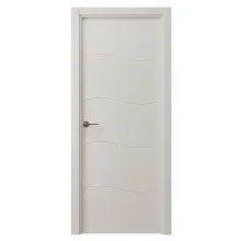 Puerta interior lacada blanca modelo LO4H