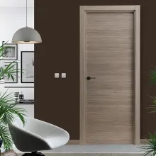 Puerta Laminada Lisa Modelo Grey