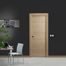 Puerta Laminada Lisa Modelo Natural