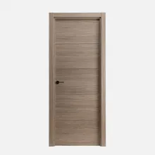 Puerta Laminada Lisa 4 lineas Modelo Grey 8500