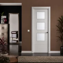 Puerta interior lacada blanca modelo 85007 3V