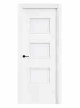 Puerta interior lacada blanca modelo lisa 3V
