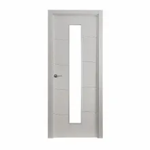 Puerta interior lacada blanca modelo LO4H1VL