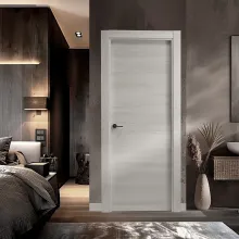 Puerta Laminada Lisa Modelo White