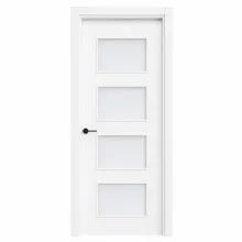 Puerta interior lacada blanca modelo lisa 4V