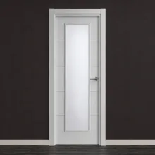 Puerta interior lacada blanca modelo 8500 1V